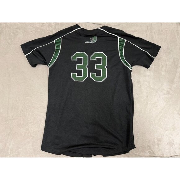 Lago Vulcan 33 Sport Shirt Green Athletics MLB Sportsware Jersey Size Medium - Picture 10 of 12